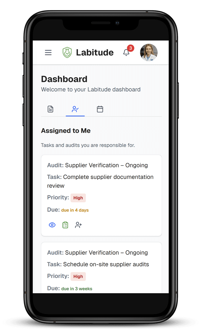 Labitude Mobile App - Task Management
